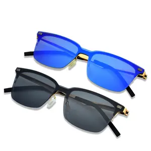 Polare di Un Polo Glare Sport Blu Nero Clip Su Occhiali Da Sole Per Gli Uomini B0644M