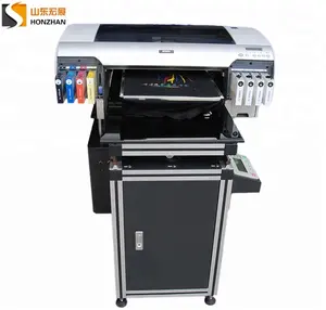 High speed a2 size digital direct image t-shirt flatbed printing machine