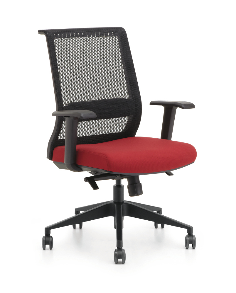 Nylon base height adjustable comfortable fashion office swivel chair lift