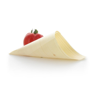 Tek kullanımlık bambu ahşap koni/fincan/tekne - Product Image 6