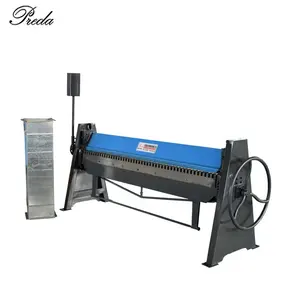 8 feet manual plate bending machine with 1.5mm sheet folding machine by hand