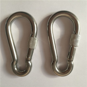 Thép không gỉ số lượng lớn Snap Móc Khóa Carabiner đồng bằng kết thúc cao đánh bóng bề mặt cho leo núi ngoài trời xử lý nước sử dụng - Product Image 2