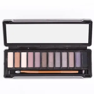 2018 nuovi prodotti 12 colori make up brillante naked eye shadow palette