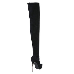 Ucuz kış botları kadın kasık uyluk yüksek çizmeler - Product Image 3