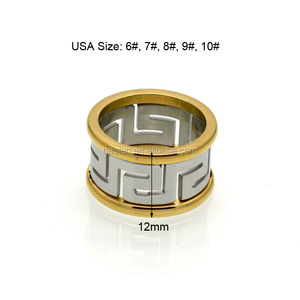 A buon mercato Marca Famosa Oro & Argento Femminile <span class=keywords><strong>G</strong></span> Tipi Anello nozze <span class=keywords><strong>G</strong></span> Modello Anello In Acciaio Inox Anelli Gioielli Di Lusso Per donne - Product Image 2