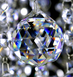 Đèn chùm pha lê hình cầu cắt máy, quả cầu pha lê cho đèn - Product Image 2