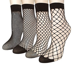 المرأة الرباط شبكة صيد السمك شير اللباس الجوارب الكاحل - Product Image 1