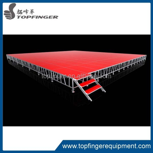 منصة محمولة عالية الجودة 4×8 قدم قابلة للطي لعروض الطبول - Product Image 5