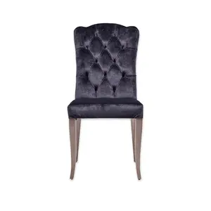 Hendry excellent quality chair night club restaurant dining american leather chesterfield wedding solid wood king chair