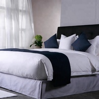 Marriott 6 Pièces 100% Coton 1Cm Bande Élastique Ajusté Double Taille Lit Draps