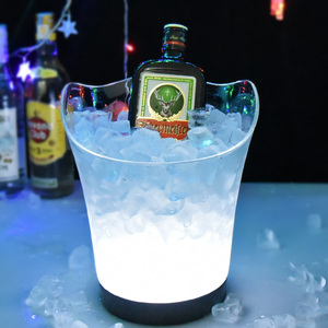 Sản Phẩm Mới 2019 Hộp Đêm Câu Lạc Bộ Tiệc Nhựa Acrylic Trong Suốt Bia Rượu Sâm Banh Led <span class=keywords><strong>Ice</strong></span> <span class=keywords><strong>Bucket</strong></span> - Product Image 1