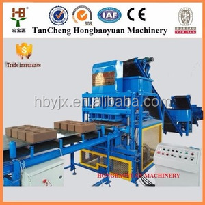Grande sortie HBY 4-10 machine de bloc de briques ligne de production 4 pcs par moule - Product Image 1