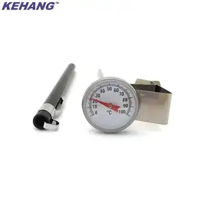 Termometer Saku Memasak Susu Air, Alat Ukur Suhu Kopi Stainless Steel