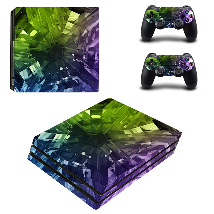 Diamond Full Skin Sticker Faceplates For Sony Playstation 4 Pro