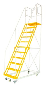 Almacén de <span class=keywords><strong>la</strong></span> escalera escalera plataforma mango rodante carro de <span class=keywords><strong>supermercado</strong></span> escalera - Product Image 2