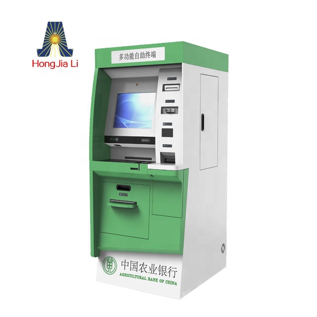 Bill Payment Kiosk With Card Reader And Cash Dispenser ATM Machine