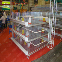 Vente Chaude Cage à Poulets en Acier 3/4 Niveaux Capacité Élevée pour Volaille Élevage de Poussins et Couvoirs