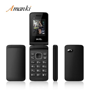 Caliente! Alta calidad amanki fábrica <span class=keywords><strong>Flip</strong></span> celular spreadtrum 6531DA dual sim 1.77 pulgadas WhatsApp teléfono móvil del tirón - Product Image 1