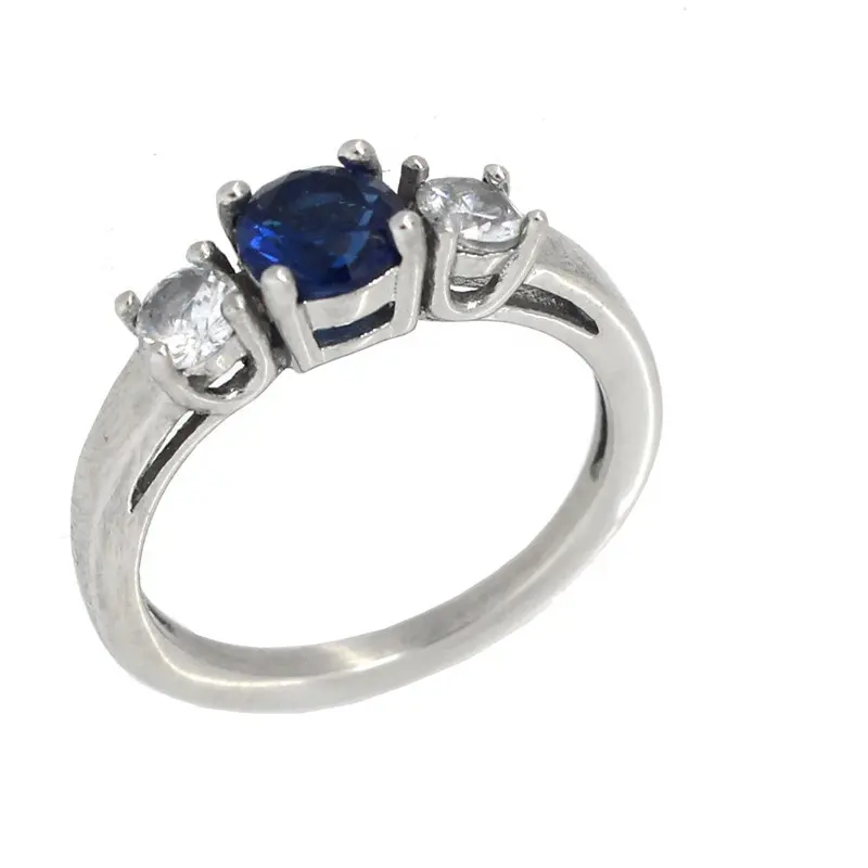 Ювелирные изделия с бриллиантами CZ Серебряное кольцо 316l Нержавеющая Сталь Обручальное кольцо для женщин