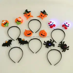 Easter Halloween growing bat Headbands festival party favor products led pumpkin spider ghost Hair Band for children