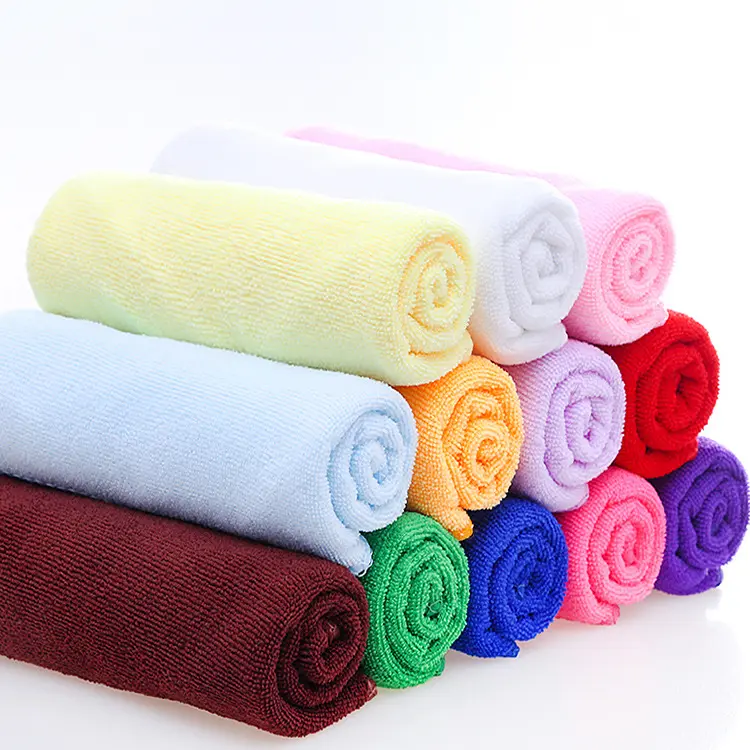 고품질 길쌈된 대나무 섬유 뻗기 microfiber 수영 수건, 청결한 수건 세수 수건 테리 towelling 직물