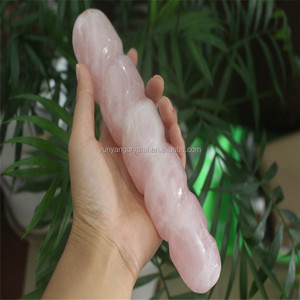 סיטונאי טבעי עלה קוורץ קריסטל יוני דילדו קריסטל דילדו - Product Image 3