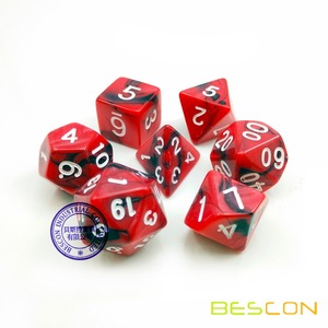 תאומים RPG קוביות סט (שחור וכחול) תפקיד משחק משחק קוביות - Product Image 5