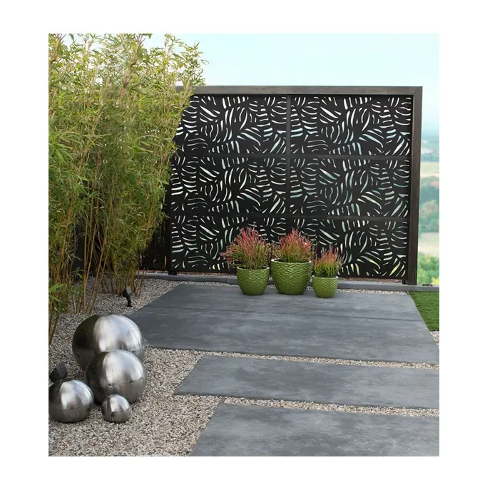 Aluminium Laser Cut Privatsphäre Screen für Terrasse Teiler und Deckenplatten Dekoration