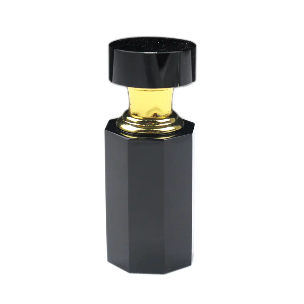 3ml Unique Design Black Obsidian Crystal Perfume Bottle for Man