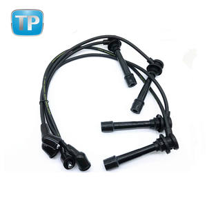 Otomatik motor oto yedek parçaları silikon ateşleme kablosu buji teli seti OEM 22440-VJ202 22440VJ202 - Product Image 1