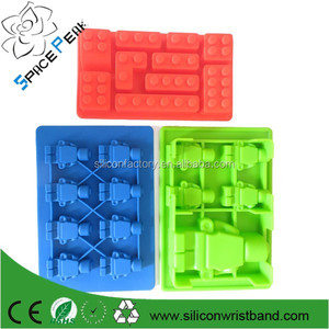 Grupos de moldes de silicona para Lego amantes. bandeja para hacer hielo, jalea, caramelo Brownie - Product Image 3