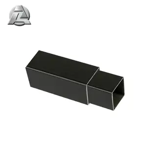 black anodized aluminum square Telescopic Pipe tubing