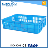 Caisses en plastique empilables de haute qualité, durables et écologiques pour aliments et lait, conteneurs de stockage logistique à vendre