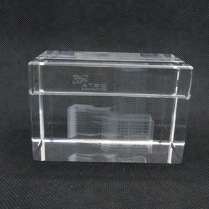 Cristal al por mayor titular de la tarjeta como regalo de <span class=keywords><strong>empresa</strong></span> o escritorio de oficina Set - Product Image 5