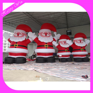 Grande babbo natale gonfiabile commovente gigante adorabile commerciale di babbo natale per le decorazioni - Product Image 4