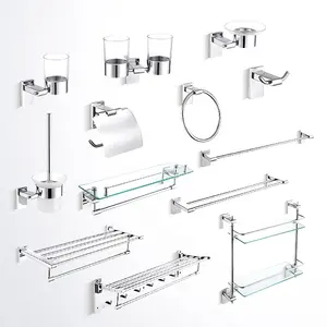 Unique design hotel complete modern bathroom accessory set