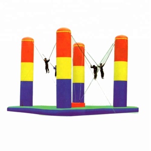 Commercial Gonflable Saut À L'élastique <span class=keywords><strong>4</strong></span> <span class=keywords><strong>Personnes</strong></span> <span class=keywords><strong>Trampoline</strong></span> Gonflable pour Les Enfants - Product Image 1