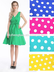 Fournisseur de la chine chic vintage 1950's polka dots rockabilly, balançoire. robe robe de soirée - Product Image 1
