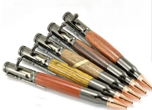 30 kalibre woodpen kalem kitleri DIY boş avcı tabancası Revolver tükenmez kalem tüfek gövde Compon cıvata eylem kalem yapma kitleri - Product Image 5
