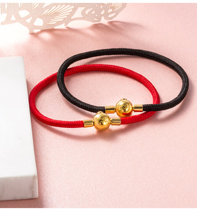 Pulsera de Cuerda Roja de la Suerte para Parejas, Diseño Simple y Personalizado, Trenzada a Mano, Diseño Original de <span class=keywords><strong>Sagitario</strong></span>, Joyería de Cuerda Roja de la Suerte - Product Image 6