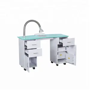 Modern nail salon manicure table with fan