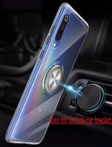 Per Xiaomi mi 9 Caso <span class=keywords><strong>Trasparente</strong></span> Anello di Metallo Supporto Per Auto Magnetico Fundas Copertura Per xiaomi mi9 Semplice cassa Del Telefono - Product Image 2