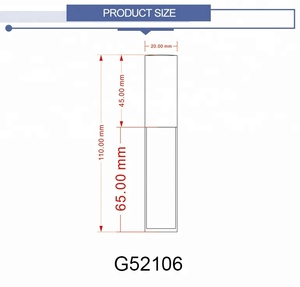 Alibaba China nuevo diseño plástico 6.67 ml tubo vacío claro lip <span class=keywords><strong>gloss</strong></span> con buen precio - Product Image 4