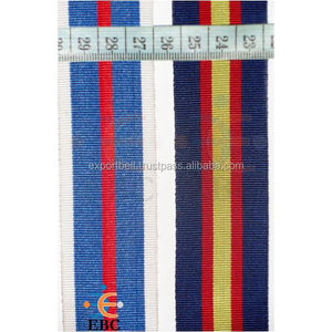 Médaille commémorative de service de gros OEM ruban drapé et barres de rang haute qualité effet eau brillant rubans de soie médaille de récompense - Product Image 2