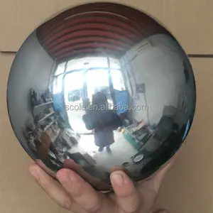 AISI 201 304 large hollow stainless steel ball used for garden decoration