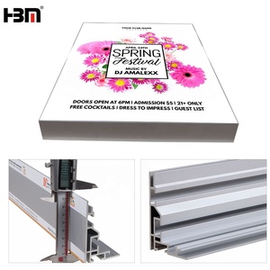 Guangzhou huibaimei informazioni aluminio cornice di estrusione di alluminio caja de luz perfiles de aluminio - Product Image 2