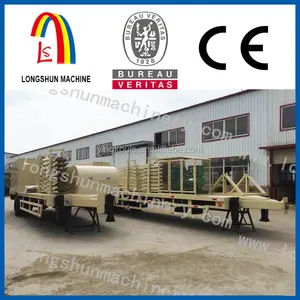 Trailer gắn k loại Đa cong shape thép tòa nhà roll forming machine