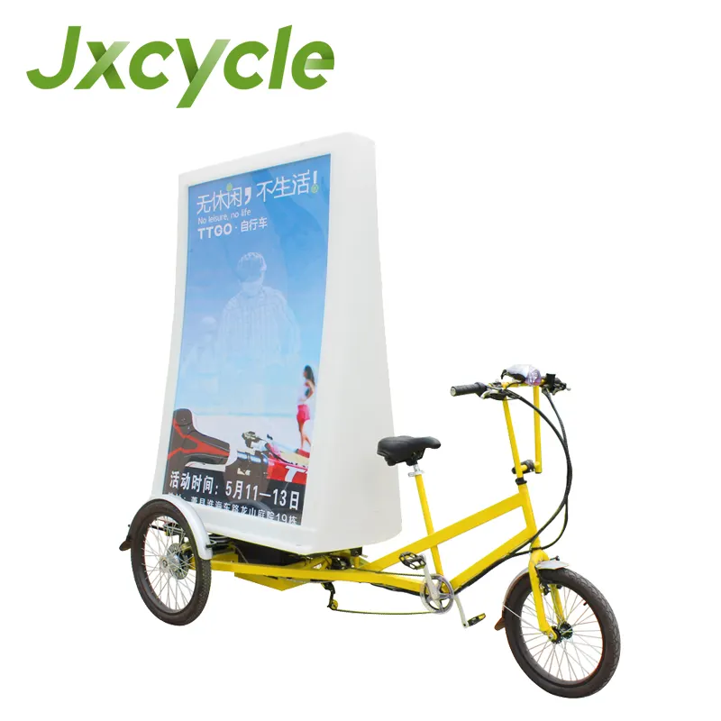 LED licht werbe werbung bikes/werbung dreirad billboard