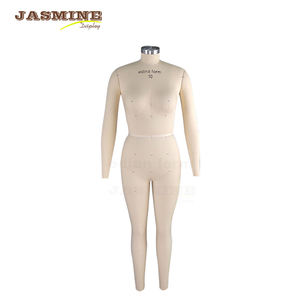 <span class=keywords><strong>Mannequin</strong></span> féminin en tissu, forme de torse, avec support trépied réglable, différents motifs, mannequins de <span class=keywords><strong>couture</strong></span> réglables - Product Image 3