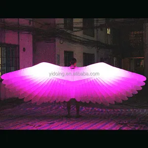 Party/ club/ stage decoration inflatable angle wings with LED light C3008